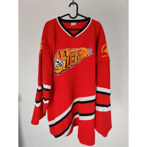 Logo Athletic Shirts V Athletic Knit Ak Vintage Rare Kamloops Heat